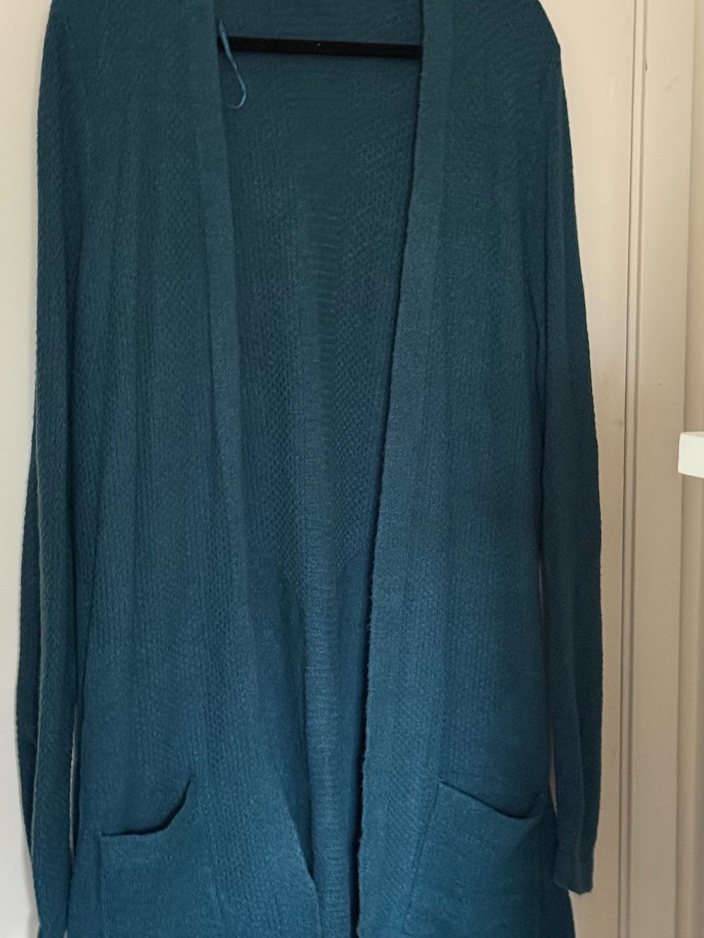 Ricki's Teal Open-Front Cardigan with Pockets